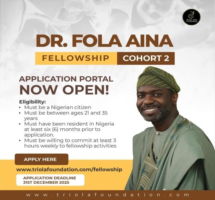 Dr. Fola Aina Fellowship