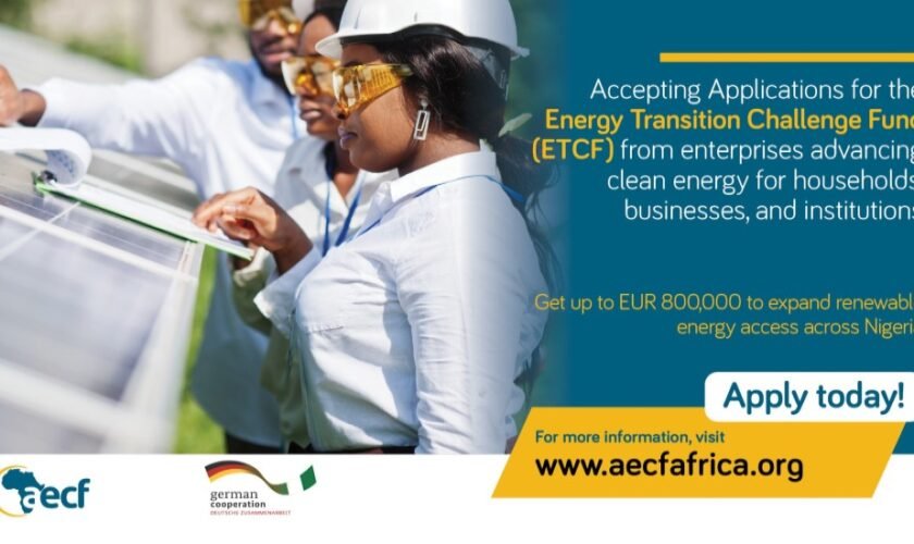 Energy Transition Challenge Fund (ETCF)