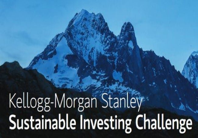 Kellogg-Morgan Stanley Sustainable investing Challenge