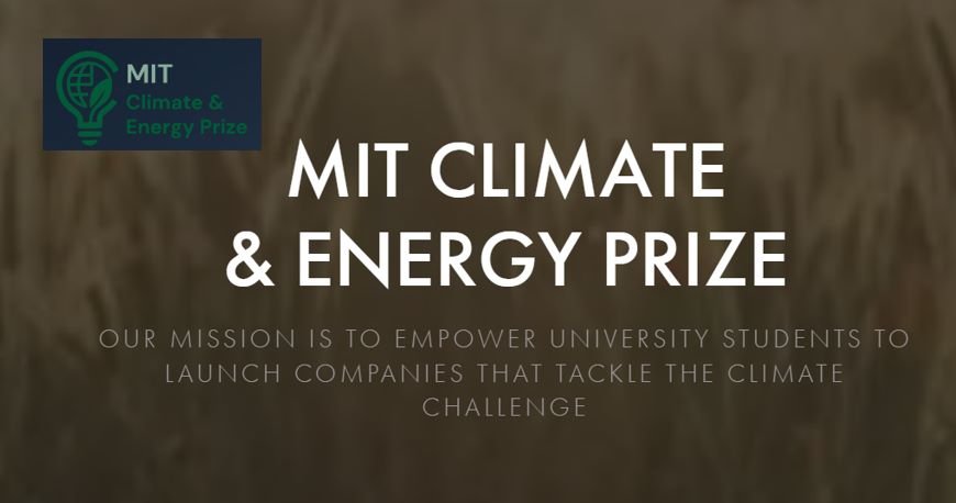 MIT Climate & Energy Prize Competition 2026