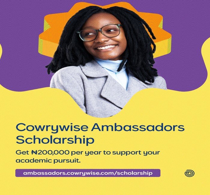 Cowrywise Ambassadors Scholarship