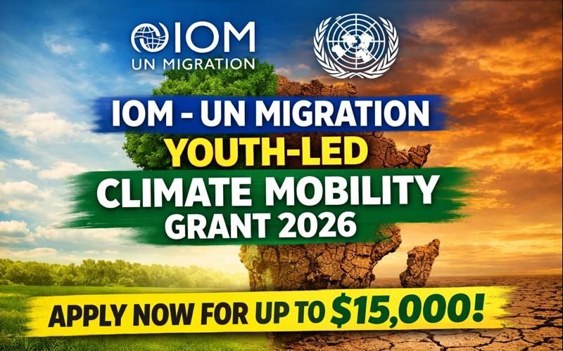 IOM – UN Migration Youth-Led Climate Mobility Grant