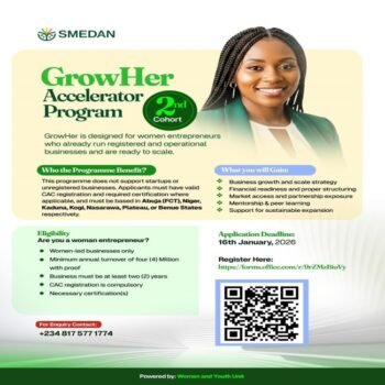 SMEDAN GrowHer Accelerator Program
