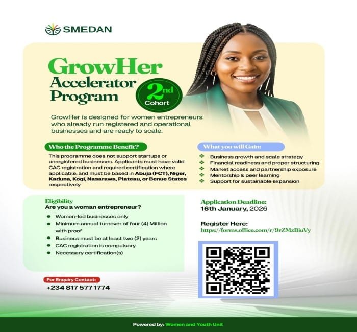SMEDAN GrowHer Accelerator Program