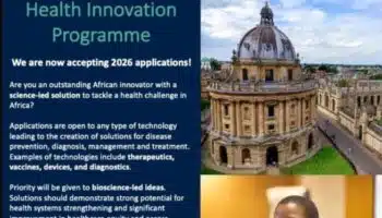 Africa Oxford Health Innovation Programme 2026