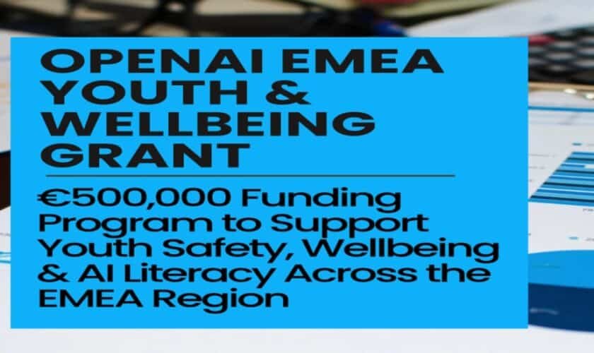 Open Ai EMEA Youth & Wellbeing Grant