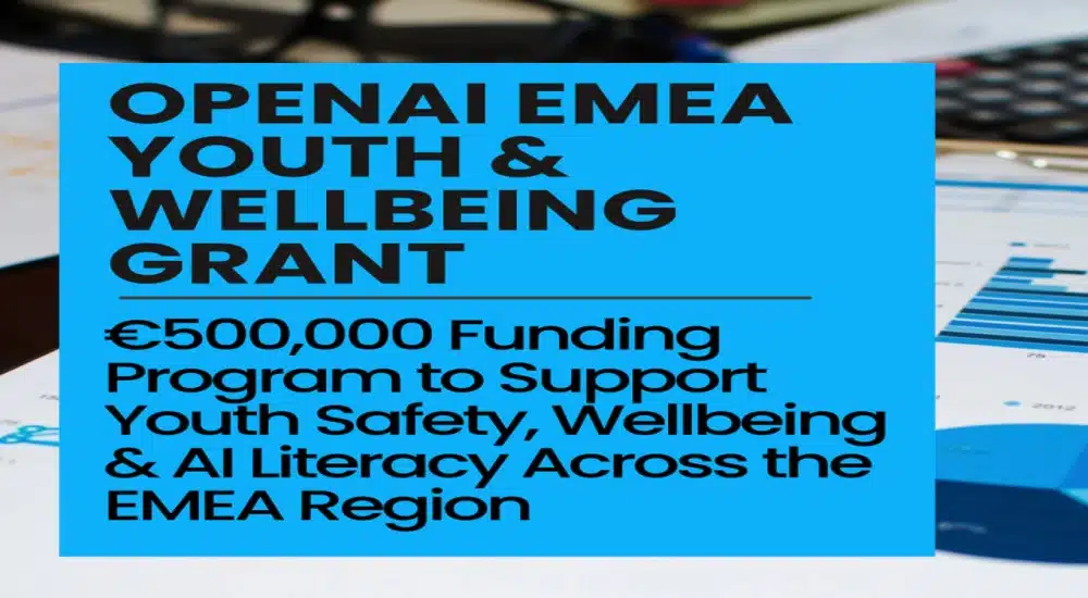 Open Ai EMEA Youth & Wellbeing Grant