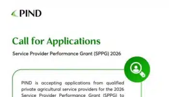 PIND Agricultural Service Provider Performance Grant