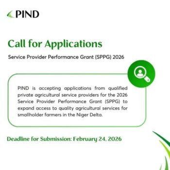 PIND Agricultural Service Provider Performance Grant