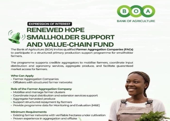 Renewed Hope Smallholder Support and Value-Chain Fund