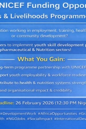 UNICEF Youth Skills & Livelihoods Programme