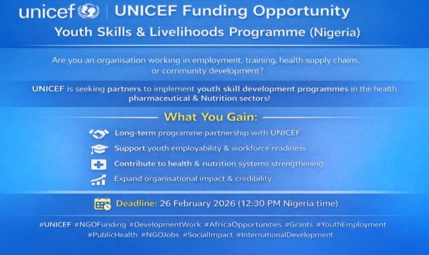 UNICEF Youth Skills & Livelihoods Programme