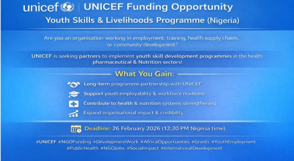 UNICEF Youth Skills & Livelihoods Programme