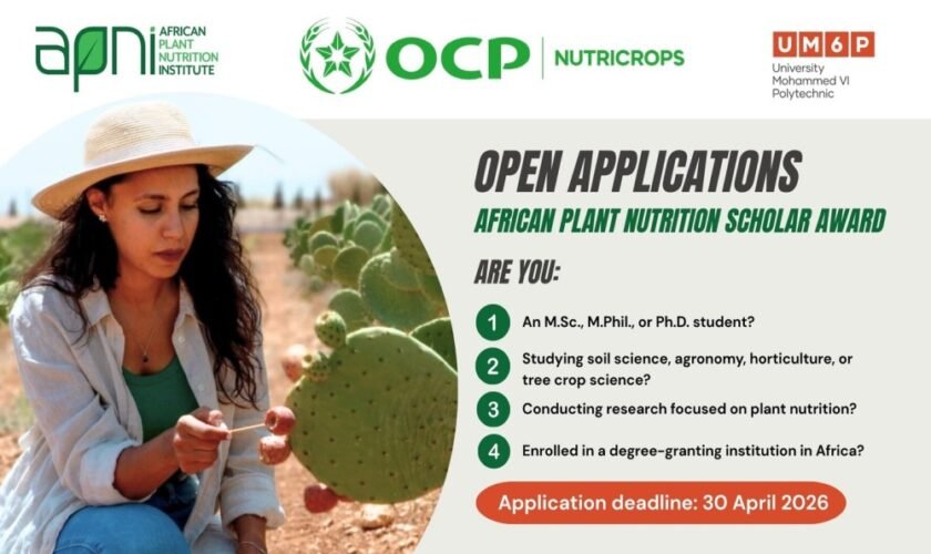African Plant Nutrition Scholar Award Program