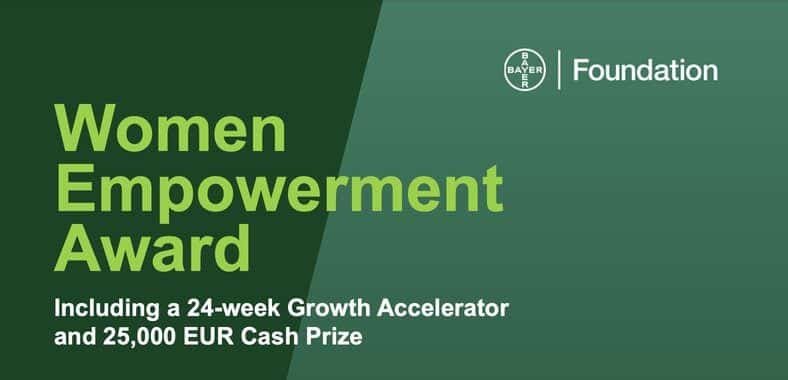 Bayer Foundation Women Entrepreneurs Award