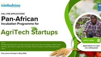 UNDP timbuktoo Pan-African Incubation Programme