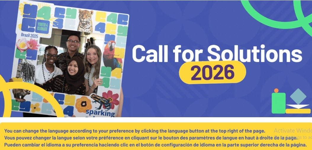 Youth4Climate Call for Solutions
