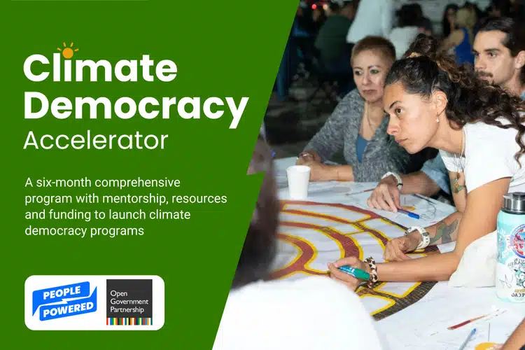 People Powered Climate Democracy Accelerator