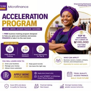 FCMB MFB Business Acceleration Program