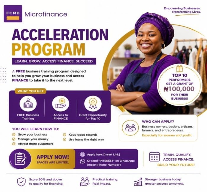 FCMB MFB Business Acceleration Program
