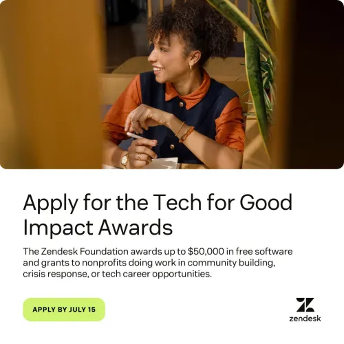 Zendesk Tech for Good Impact Awards