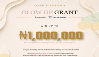 Flutterwave x Toke Makinwa Glow Up Grant