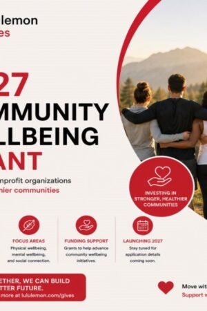 lululemon Gives Community Wellbeing Grant