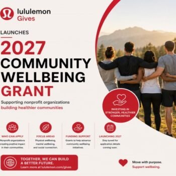 lululemon Gives Community Wellbeing Grant