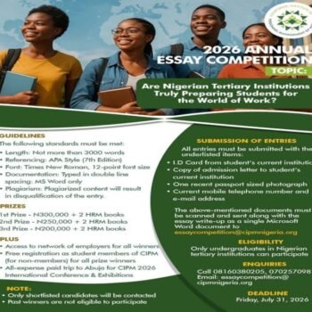 CIPM Essay Competition