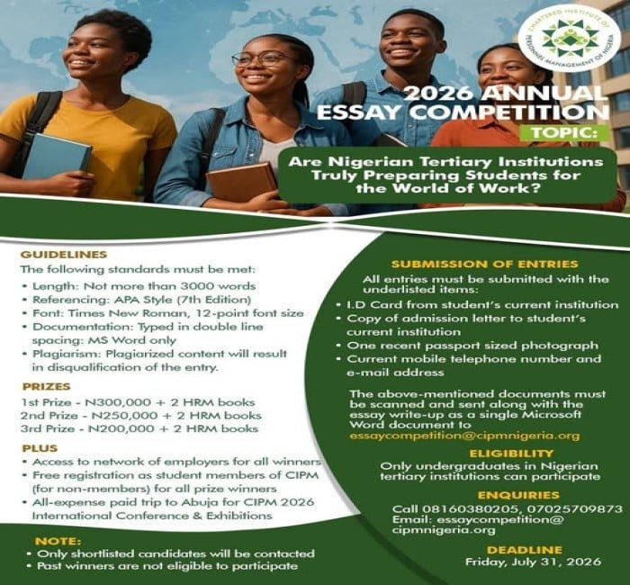 CIPM Essay Competition