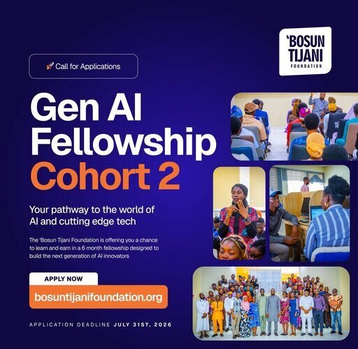 Bosun Tijani Foundation Gen AI Fellowship
