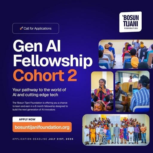 Bosun Tijani Foundation Gen AI Fellowship