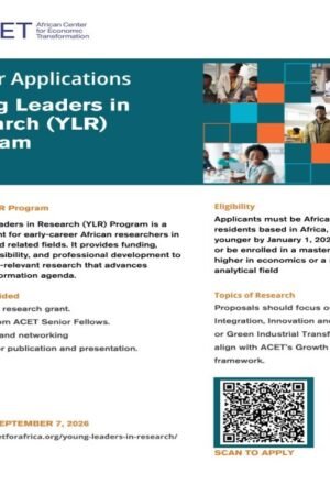 Young Leaders in Research (YLR) Grant