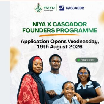 NIYA × CASCADOR FOUNDERS PROGRAMME