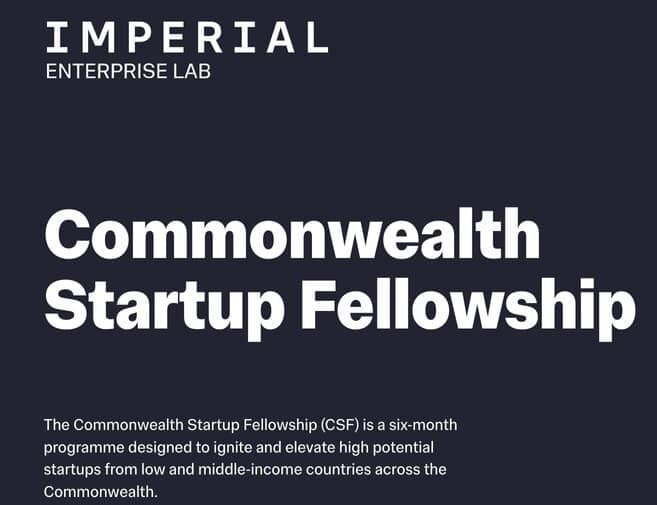 Commonwealth Startup Fellowships