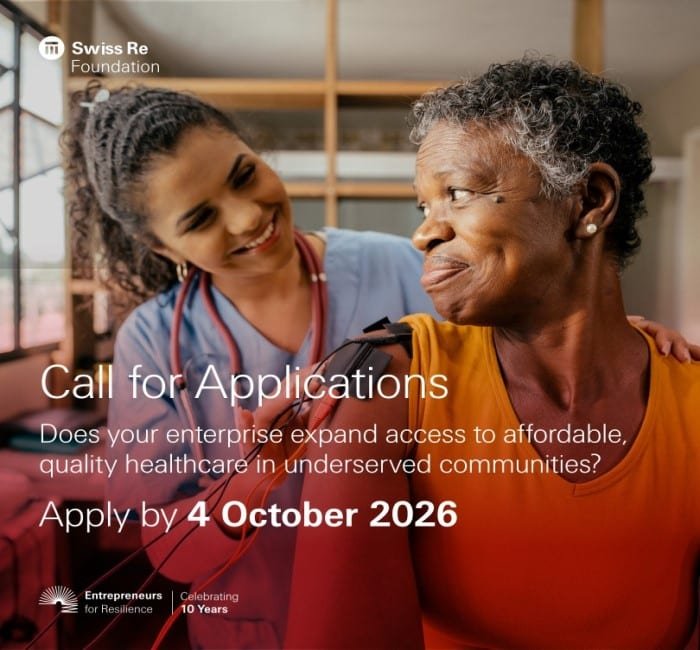 Swiss Re Foundation’s Entrepreneurs for Resilience (E4R)