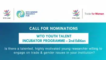WTO Youth Talent Incubator Programme