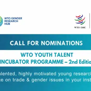 WTO Youth Talent Incubator Programme