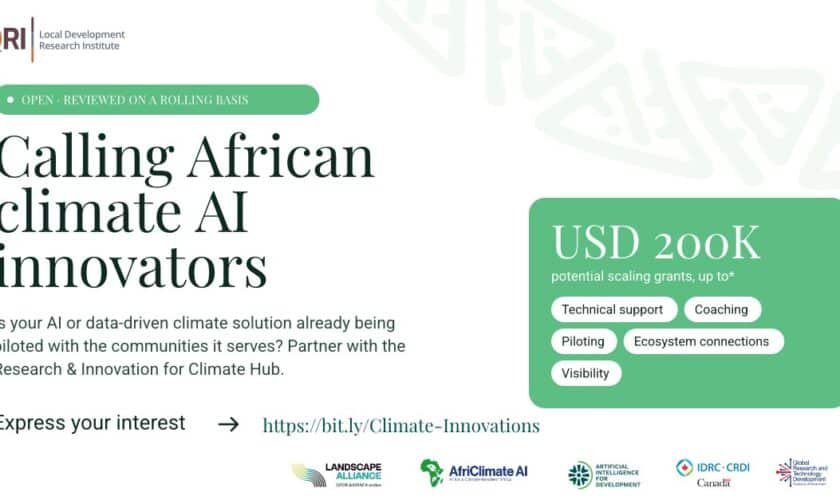 RICH Hub invites African climate AI innovators