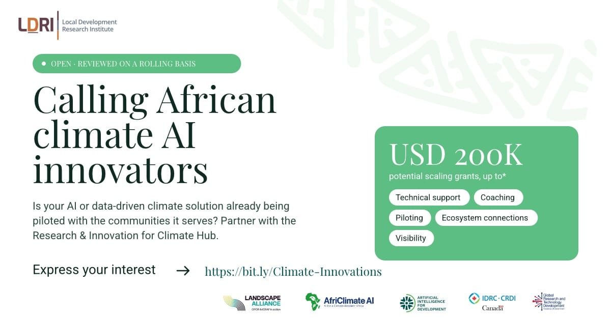 RICH Hub invites African climate AI innovators