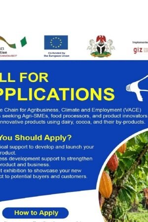 VACE Project Agribusiness Product Innovation Support
