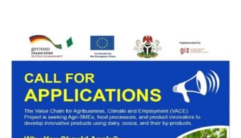 VACE Project Agribusiness Product Innovation Support