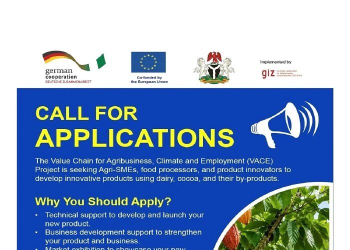 VACE Project Agribusiness Product Innovation Support