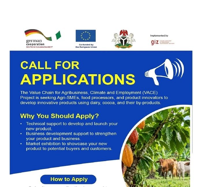 VACE Project Agribusiness Product Innovation Support