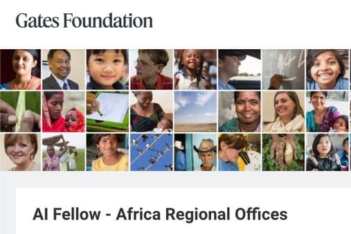 Gates Foundation AI Fellows Program